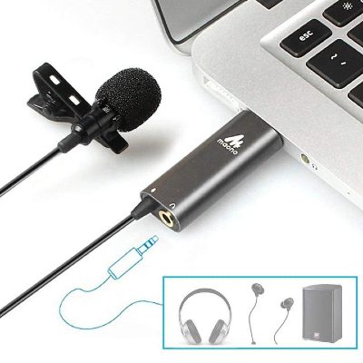 Maono AU-411 Lavalier USB-A Omnidirectional Electret Condenser Microphone