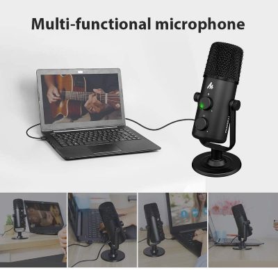 Maono AU-903 Portable USB for Vlogging, Gaming, Studio Recording, YouTube Microphone Maono AU-903 Portable USB for Vlogging, Gaming, Studio Recording, YouTube Microphone