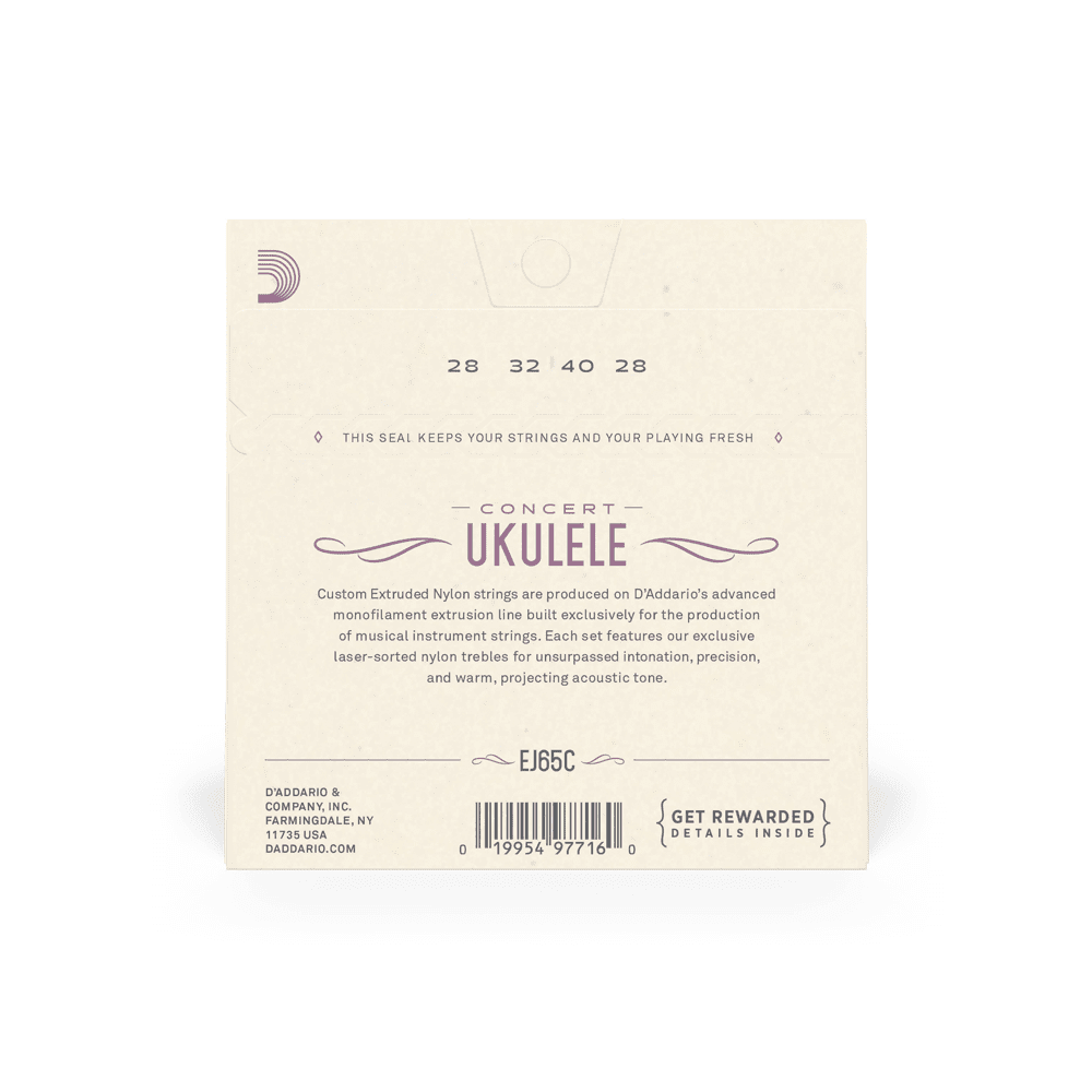 D’Addario EJ65C Pro-Arte Concert Ukulele Strings D’Addario EJ65C Pro-Arte Concert Ukulele Strings