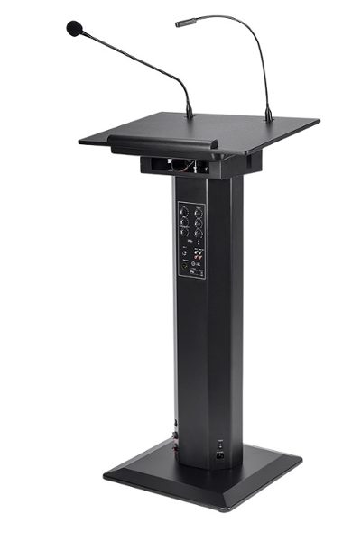 itc T-6236 Digital Lectern Conference System built-in 3x3 Inch sub-woofer loudspeaker, one tweeter, with rated output power 60W