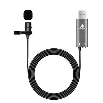 Maono AU-411 Lavalier USB-A Omnidirectional Electret Condenser Microphone Maono AU-411 Lavalier USB-A Omnidirectional Electret Condenser Microphone